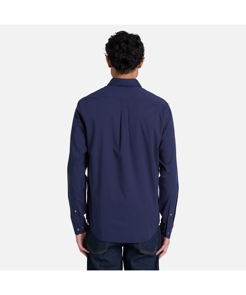 Timberland(ティンバーランド)の「長袖 ポプリン シャツ メンズ(シャツ/ブラウス・メンズ・ダークネイビー・LARGE/XX-LARGE/X-LARGE/MEDIUM)」の4枚目の写真