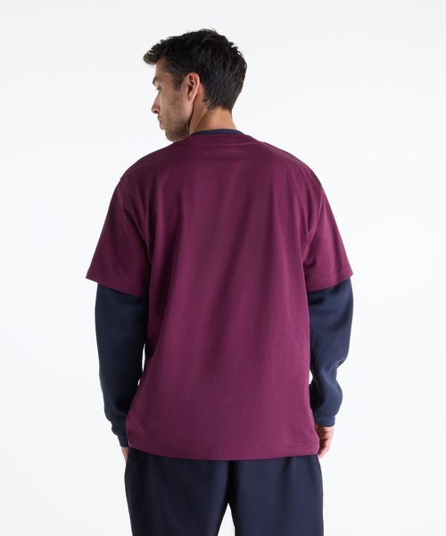 NEW BALANCE（ニューバランス）の「Numeric ショートスリーブTシャツ（Tシャツ/カットソー・メンズ・スミクロ/カーキブラウン/ボルドー・LARGE/MEDIUM/XX-LARGE/SMALL/X-LARGE）」の15枚目の写真