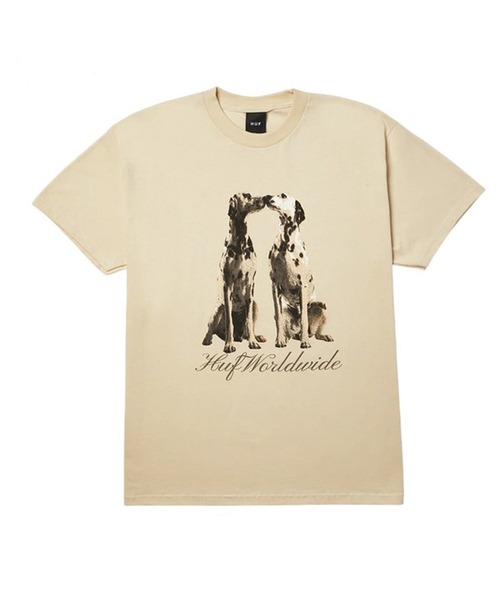HUF(ハフ)の「HUF Tシャツ dog(Tシャツ/カットソー・メンズ・ベージュ系その他/ブラック・MEDIUM/LARGE/X-LARGE/SMALL)」の1枚目の写真