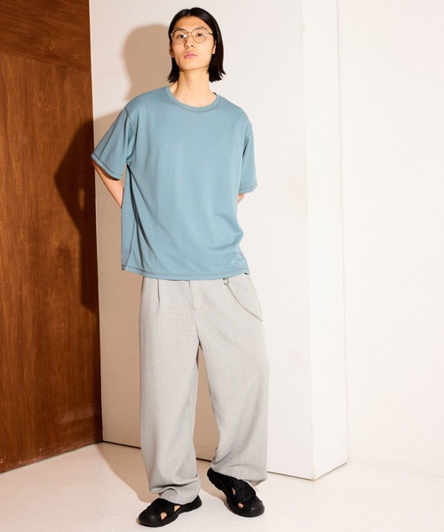 LAKOLE(ラコレ)の「<機能素材>SHAKECOLDカットソー / 902134(Tシャツ/カットソー・メンズ・ホワイト/ブラック/ブルー・MEDIUM/LARGE)」の9枚目の写真