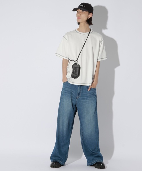 LAKOLE(ラコレ)の「<機能素材>SHAKECOLDカットソー / 902134(Tシャツ/カットソー・メンズ・ホワイト/ブラック/ブルー・MEDIUM/LARGE)」の12枚目の写真