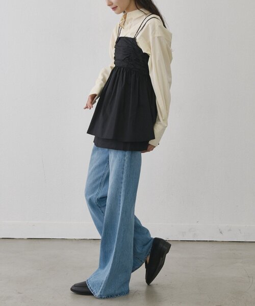 COLONY 2139(コロニートゥーワンスリーナイン)の「バックリボンキャミソールブラウス(シャツ/ブラウス・レディース・ホワイト/ブラック・FREE)」の20枚目の写真