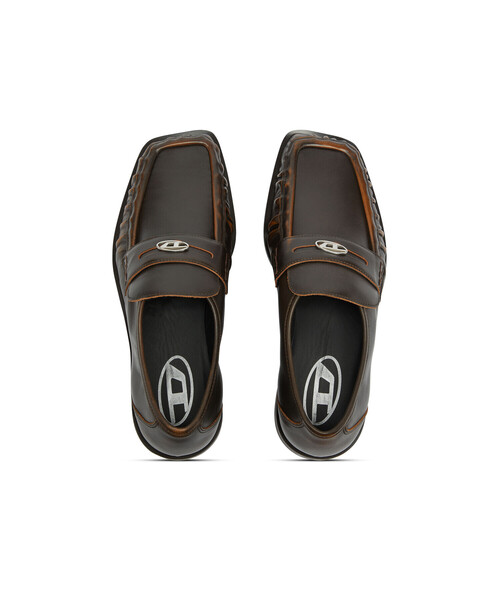 DIESEL（ディーゼル）の「メンズ ローファー D-AMBER LOAFER（ローファー・メンズ・ブラック・41/42/43/44/45/40）」の10枚目の写真