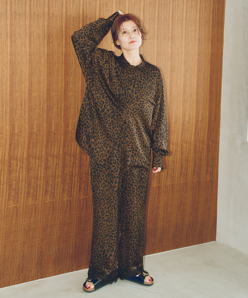 Spick & Span(スピックアンドスパン)の「《別注カラー有り》ARCHIVE STANCE / アーカイブスタンス lace hem pants(その他パンツ・レディース・ブラウン/ブラック・FREE)」の12枚目の写真