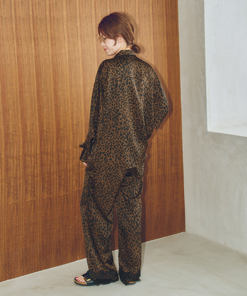 Spick & Span(スピックアンドスパン)の「《別注カラー有り》ARCHIVE STANCE / アーカイブスタンス lace hem pants(その他パンツ・レディース・ブラウン/ブラック・FREE)」の13枚目の写真