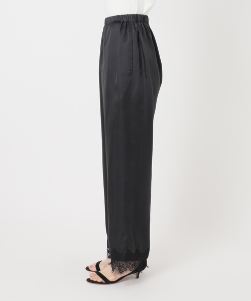Spick & Span(スピックアンドスパン)の「《別注カラー有り》ARCHIVE STANCE / アーカイブスタンス lace hem pants(その他パンツ・レディース・ブラウン/ブラック・FREE)」の17枚目の写真