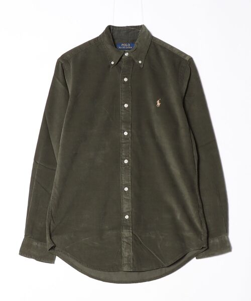 POLO RALPH LAUREN（ポロ ラルフ ローレン）の「クラシック フィット コーデュロイ シャツ（シャツ/ブラウス・メンズ・グリーン系1・XXL/XS/XL/S/M/L）」の3枚目の写真