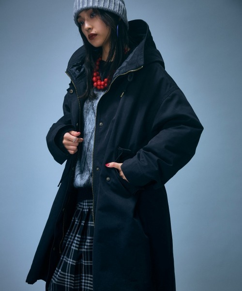 GEVS.(ジェイヴィス)の「チェックマキシプリーツスカート<大きいサイズ有>GEVS.(スカート・レディース・ブラック系/レッド系・M/3L/LL/L/5L/4L)」の22枚目の写真