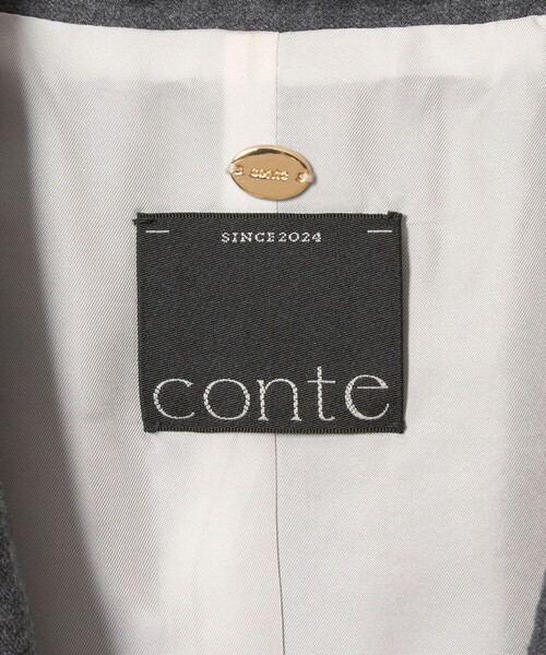 conte(コンテ)の「<conte>120 テーラードジャケット(テーラードジャケット・レディース・ベージュ/ダークグレー・36/38)」の16枚目の写真