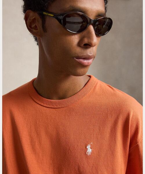 POLO RALPH LAUREN(ポロ ラルフ ローレン)の「リラックス フィット ジャージー ロングスリーブ Tシャツ(Tシャツ/カットソー・メンズ・オレンジ・L/M/S/XL/XS)」の7枚目の写真