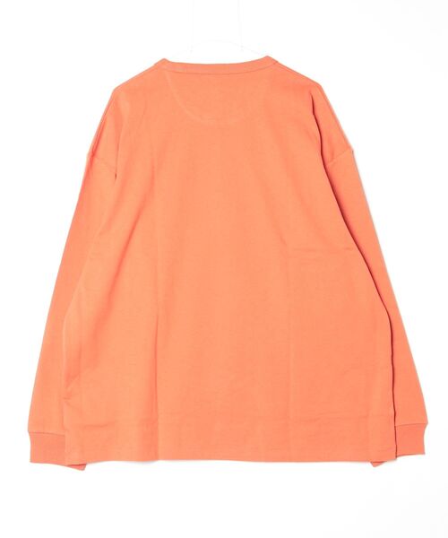 POLO RALPH LAUREN(ポロ ラルフ ローレン)の「リラックス フィット ジャージー ロングスリーブ Tシャツ(Tシャツ/カットソー・メンズ・オレンジ・L/M/S/XL/XS)」の3枚目の写真