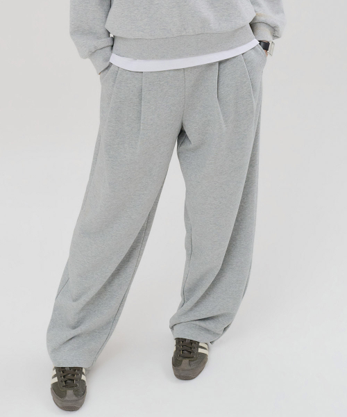 CHASECULT(チェイスカルト)の「レディース ツーピンタック ワイドパンツ-FERG7281B0B(スウェットパンツ・レディース・ライトグレー・67/70)」の4枚目の写真