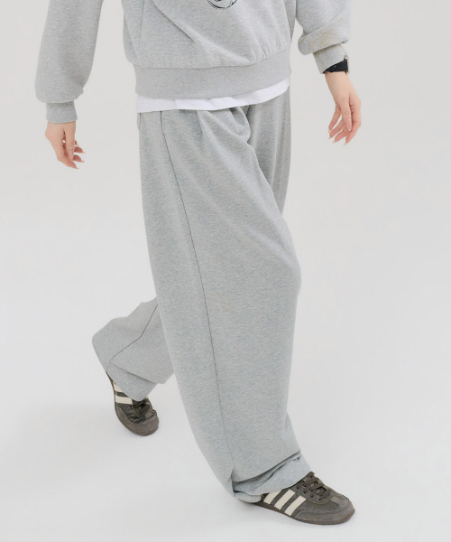 CHASECULT(チェイスカルト)の「レディース ツーピンタック ワイドパンツ-FERG7281B0B(スウェットパンツ・レディース・ライトグレー・67/70)」の5枚目の写真