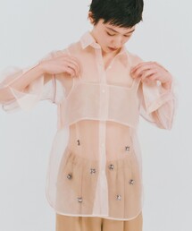 ＜GLR_MINE＞ビジュー シャツ＆ビスチェ セット