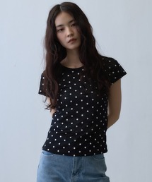 dot sheer compact top / ドットシアーコンパクトトップス