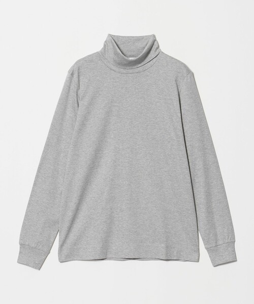 SLOANE(スローン)の「<SLOANE>タートルネック ロングスリーブ カットソー(Tシャツ/カットソー・レディース・グレー系/ホワイト・2)」の1枚目の写真