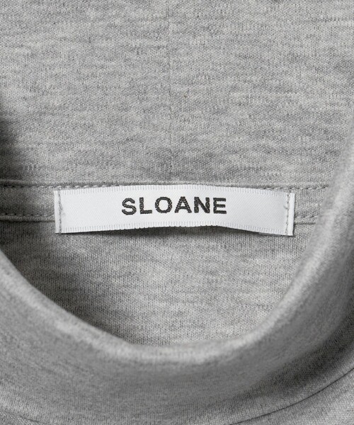 SLOANE(スローン)の「<SLOANE>タートルネック ロングスリーブ カットソー(Tシャツ/カットソー・レディース・グレー系/ホワイト・2)」の13枚目の写真