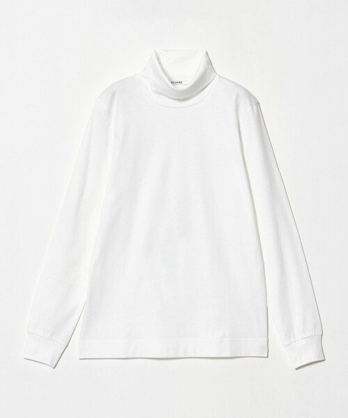 SLOANE(スローン)の「<SLOANE>タートルネック ロングスリーブ カットソー(Tシャツ/カットソー・レディース・グレー系/ホワイト・2)」の15枚目の写真