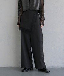 &g'aime | 【&g'aime 】レースレイヤードパンツ Lace Layered Pants(スラックス)