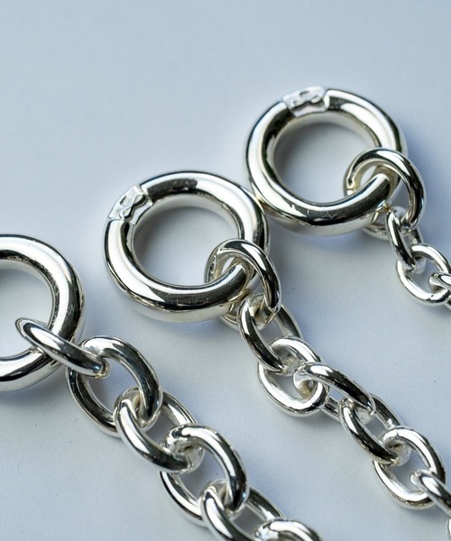 STUDIOUS(ステュディオス)の「【WAKAN SILVER SMITH】BN-034 Hook connect bracelet (Midium)(ネックレス・メンズ・シルバー・FREE)」の6枚目の写真