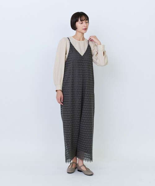 ぎさん☆専用 カットワークレースオールインワン IENA LA BOUCLE