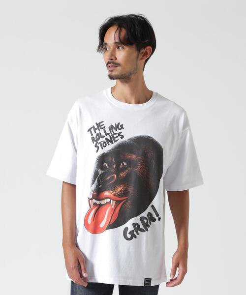 ROYAL FLASH(ロイヤルフラッシュ)の「U/MUSIC/ユーミュージック/THE ROLLING STONES GRRR! SS TEE(Tシャツ/カットソー・メンズ・ホワイト・M/L)」の1枚目の写真