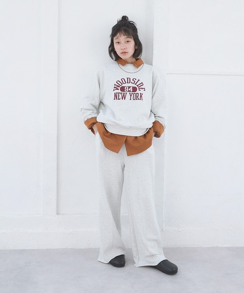 URBAN RESEARCH DOORS(アーバンリサーチドアーズ)の「『別注』Champion×DOORS SWEAT PANTS(その他パンツ・レディース・ネイビー/グレー/アイボリー・ONE)」の16枚目の写真