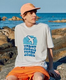 BIGWAVE COLLECTIVE（ビッグウェーブコレクティブ）の「NORTH SHORE T-SHIRT (WHITE)（Tシャツ/カットソー）」