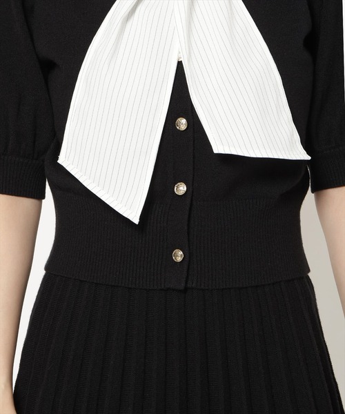 WILLSELECTION(ウィルセレクション)の「【Knit setup Series】リボンタイドッキングパフニット(ニット/セーター・レディース・モカ/ブルー/グレー/ブラック・FREE)」の19枚目の写真