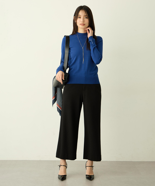 A/C DESIGN BY ALPHA CUBIC(エーシーデザインバイアルファキュービック)の「【アルファブリック】ストレッチワイドパンツ【セットアップ対応・UVカット・後ろウエストゴム】(その他パンツ・レディース・ライトグレー/チャコールグレー/ブラック・61/64/70/73/76/67)」の22枚目の写真