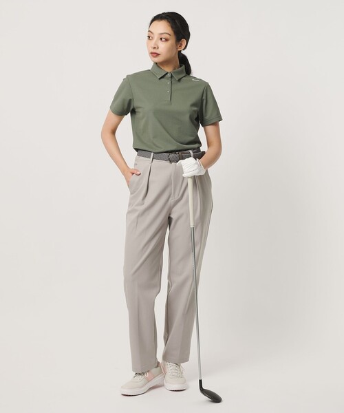 TaylorMade(テーラーメイド)の「【別注】<TaylorMade×UNITED ARROWS>ウィメンズ ポロシャツ(ポロシャツ・レディース・ネイビー/オリーブ・S/M/L)」の7枚目の写真