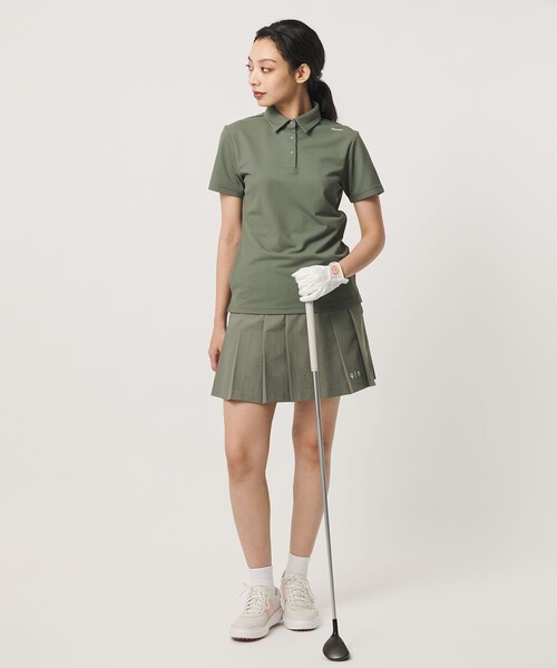 TaylorMade(テーラーメイド)の「【別注】<TaylorMade×UNITED ARROWS>ウィメンズ ポロシャツ(ポロシャツ・レディース・ネイビー/オリーブ・S/M/L)」の5枚目の写真