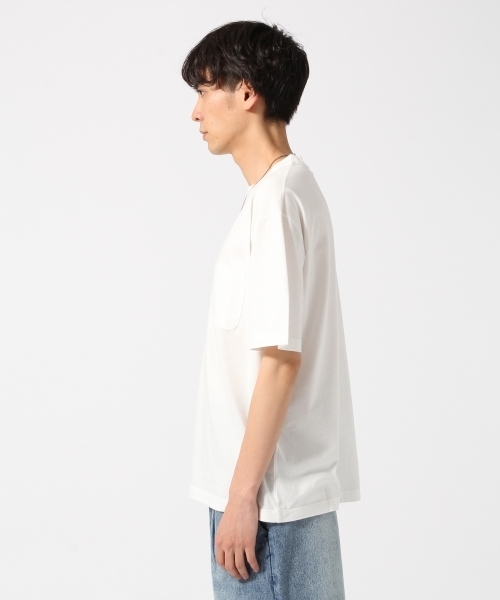 HARE（ハレ）の「【WEB限定アイテム】ＢＩＧポケットTEE（Tシャツ/カットソー・メンズ・ブラウン/オフホワイト/グレー/ブラック・SMALL/LARGE/MEDIUM）」の9枚目の写真