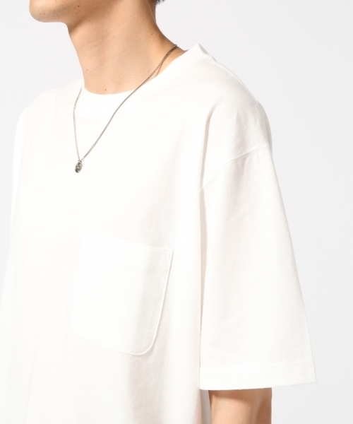 HARE（ハレ）の「【WEB限定アイテム】ＢＩＧポケットTEE（Tシャツ/カットソー・メンズ・ブラウン/オフホワイト/グレー/ブラック・SMALL/LARGE/MEDIUM）」の12枚目の写真