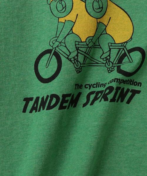 coen（コーエン）の「【coen kids】PARKIES(パーキーズ）サイクリング半袖Tシャツ(100～150cm)（Tシャツ/カットソー・キッズ・ケリー/グレー・110/130/100/150/120/140）」の10枚目の写真