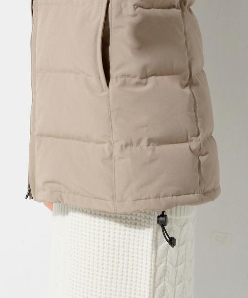 UNITED ARROWS（ユナイテッドアローズ）の「＜CANADA GOOSE(カナダグース)＞ BELLEVILLE 2015 FW（ダウンジャケット/コート・レディース・ベージュ・MEDIUM/SMALL）」の15枚目の写真