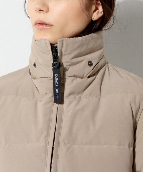 UNITED ARROWS（ユナイテッドアローズ）の「＜CANADA GOOSE(カナダグース)＞ BELLEVILLE 2015 FW（ダウンジャケット/コート・レディース・ベージュ・MEDIUM/SMALL）」の8枚目の写真