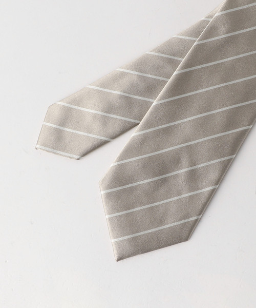 UNITED ARROWS（ユナイテッドアローズ）の「UDBS ストライプ タイ◆（ネクタイ・メンズ・ホワイト/ベージュ/ダークブラウン/ネイビー/ターコイズブルー・FREE）」の6枚目の写真