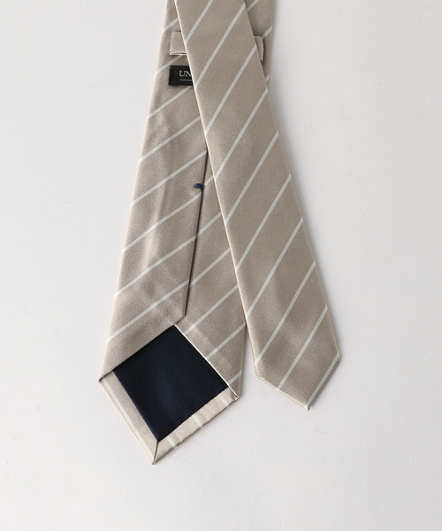 UNITED ARROWS（ユナイテッドアローズ）の「UDBS ストライプ タイ◆（ネクタイ・メンズ・ホワイト/ベージュ/ダークブラウン/ネイビー/ターコイズブルー・FREE）」の7枚目の写真