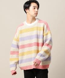 FLAGSTUFF | ＜FLAGSTUFF＞ BORDER SWEATER/ニット◆(ニット/セーター)