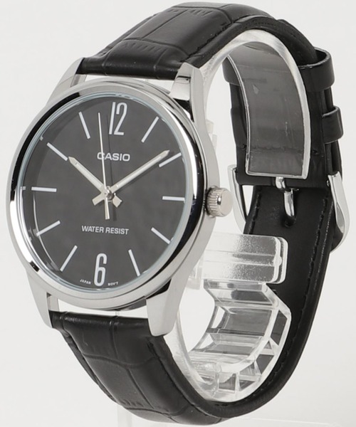 CASIO（カシオ）の「CASIO カシオ / ベーシックアナログ レザーバンド ラウンドフェイス 腕時計 日常生活防水 /// MTP レザーシリーズ（アナログ腕時計・メンズ・ブラック×ブラック/ブラック×シルバー/ブラウン/シルバー/ブラック×ゴールド/ゴールド×ブラウン/ホワイト×ゴールド/シルバー×ブラック/ブラウン系その他/シルバー系その他/ブラウン系その他2/シルバー系その他2・FREE）」の11枚目の写真
