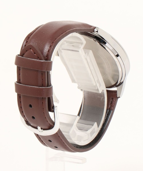 CASIO（カシオ）の「CASIO カシオ / ベーシックアナログ レザーバンド ラウンドフェイス 腕時計 日常生活防水 /// MTP レザーシリーズ（アナログ腕時計・メンズ・ブラック×ブラック/ブラック×シルバー/ブラウン/シルバー/ブラック×ゴールド/ゴールド×ブラウン/ホワイト×ゴールド/シルバー×ブラック/ブラウン系その他/シルバー系その他/ブラウン系その他2/シルバー系その他2・FREE）」の13枚目の写真