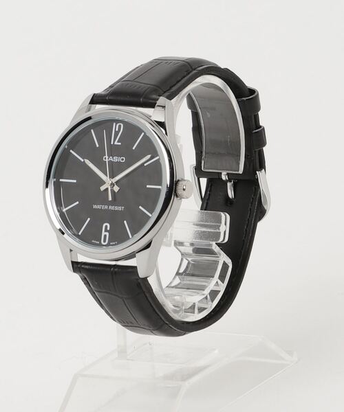 CASIO（カシオ）の「CASIO カシオ / ベーシックアナログ レザーバンド ラウンドフェイス 腕時計 日常生活防水 /// MTP レザーシリーズ（アナログ腕時計・メンズ・ブラック×ブラック/ブラック×シルバー/ブラウン/シルバー/ブラック×ゴールド/ゴールド×ブラウン/ホワイト×ゴールド/シルバー×ブラック/ブラウン系その他/シルバー系その他/ブラウン系その他2/シルバー系その他2・FREE）」の16枚目の写真