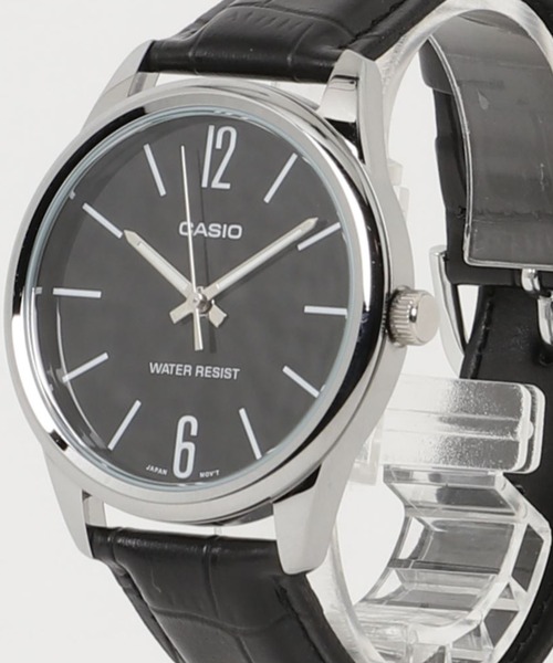 CASIO（カシオ）の「CASIO カシオ / ベーシックアナログ レザーバンド ラウンドフェイス 腕時計 日常生活防水 /// MTP レザーシリーズ（アナログ腕時計・メンズ・ブラック×ブラック/ブラック×シルバー/ブラウン/シルバー/ブラック×ゴールド/ゴールド×ブラウン/ホワイト×ゴールド/シルバー×ブラック/ブラウン系その他/シルバー系その他/ブラウン系その他2/シルバー系その他2・FREE）」の20枚目の写真