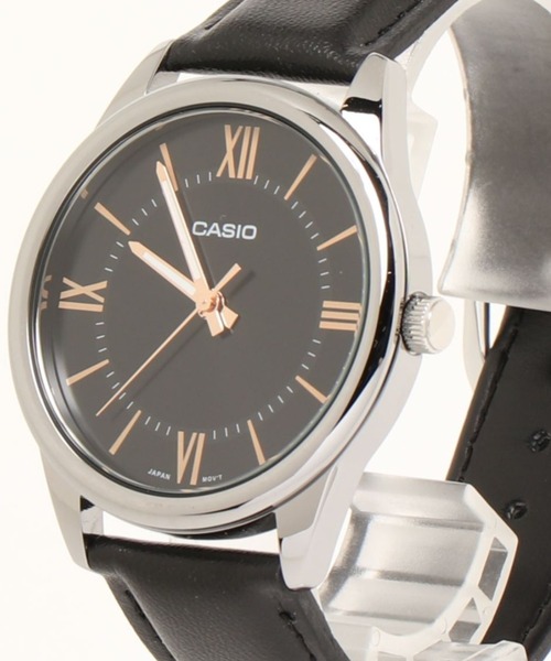 CASIO(カシオ)の「CASIO カシオ / ベーシックアナログ レザーバンド ラウンドフェイス 腕時計 日常生活防水 //// MTP レザーシリーズ(アナログ腕時計・メンズ・ブラック×ブラック/ブラック×シルバー/ブラウン/シルバー/ブラック×ゴールド/ゴールド×ブラウン/ホワイト×ゴールド/シルバー×ブラック/ブラウン系その他/シルバー系その他/ブラウン系その他2/シルバー系その他2・FREE)」の20枚目の写真