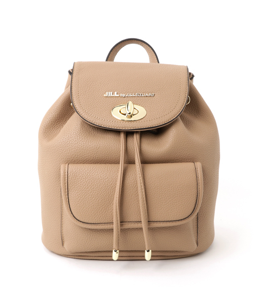 JILL by JILL STUART(ジルバイジルスチュアート)の「SOFTLY BACKPAC(トートバッグ・レディース・ベージュ/ピンク/ブラック・フリ-)」の2枚目の写真