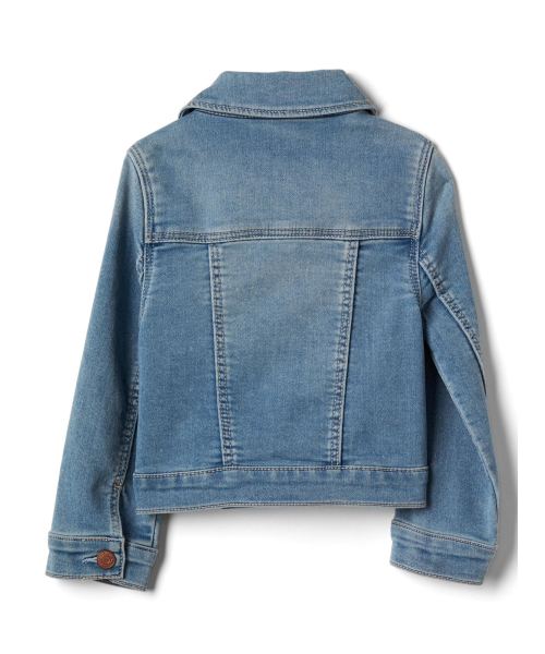 GAP（ギャップ）の「Gap スーパーソフト ニットデニム ジャケット（その他アウター・キッズ・ライトインディゴブルー・95cm/100cm/80ｃｍ/110cm/90cm/105cm）」の2枚目の写真