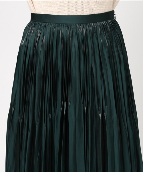 UNITED TOKYO（ユナイテッドトウキョウ）の「ブライトオーロラプリーツスカート（スカート・レディース・グリーン/ピンク/ゴールド・1）」の10枚目の写真