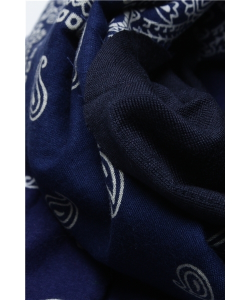 NEXUSVII（ネクサスセブン）の「NEXUSVII BANDANA STOLE（ストール/ショール・メンズ・レッド/ネイビー・フリー）」の4枚目の写真