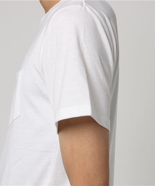 SILVER BULLET（シルバーバレット）の「『CavariA/キャバリア』ポケット付きクルーネック半袖Tシャツ（Tシャツ/カットソー・メンズ・ネイビー/オレンジ/グレー/ホワイト/ブラック/カーキ/ライトピンク/ピンク系その他/イエロー系その他・L/M/XL）」の15枚目の写真